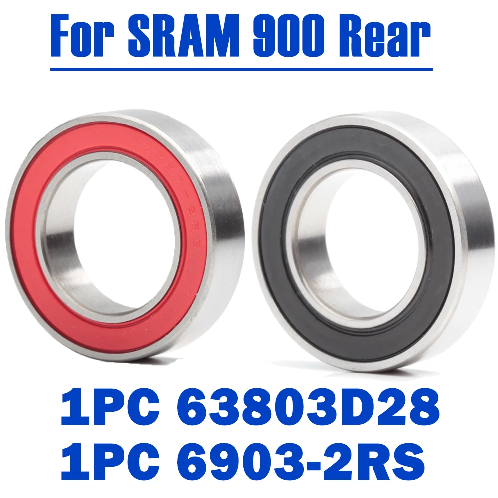 

63803D28 6903RS комплект подшипников колеса (2 шт.) для SRAM 900 задние запчасти для велосипеда 17*30*7 мм 17*28*7 мм