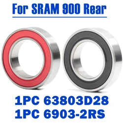 63803D28 6903RS Bearings Wheel Set ( 2 PCS ) For SRAM 900 Rear Bicycle Repair Parts 17*30*7mm 17*28*7mm