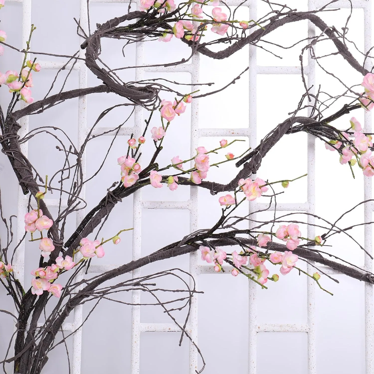 300cm Large Artificial Trees Twigs Wall Hanging Rattan Trunk Flexible Vines Branches Home Wedding Garden Decoration