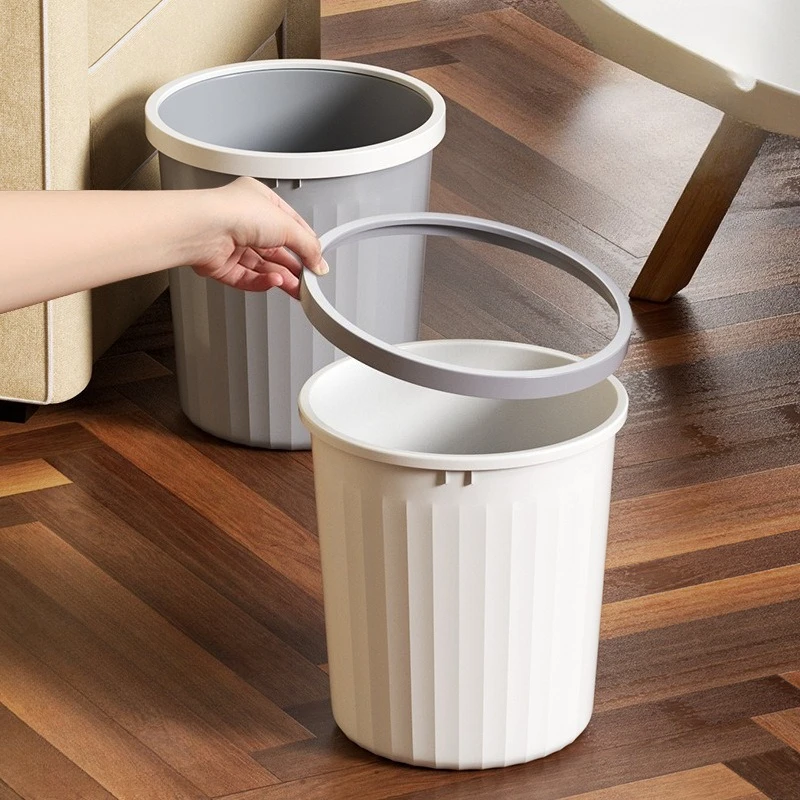 Luxury-style Large-capacity Waste Bin for The Home – Ideal for The Living Room Bedroom Kitchen, Bathroom and Office