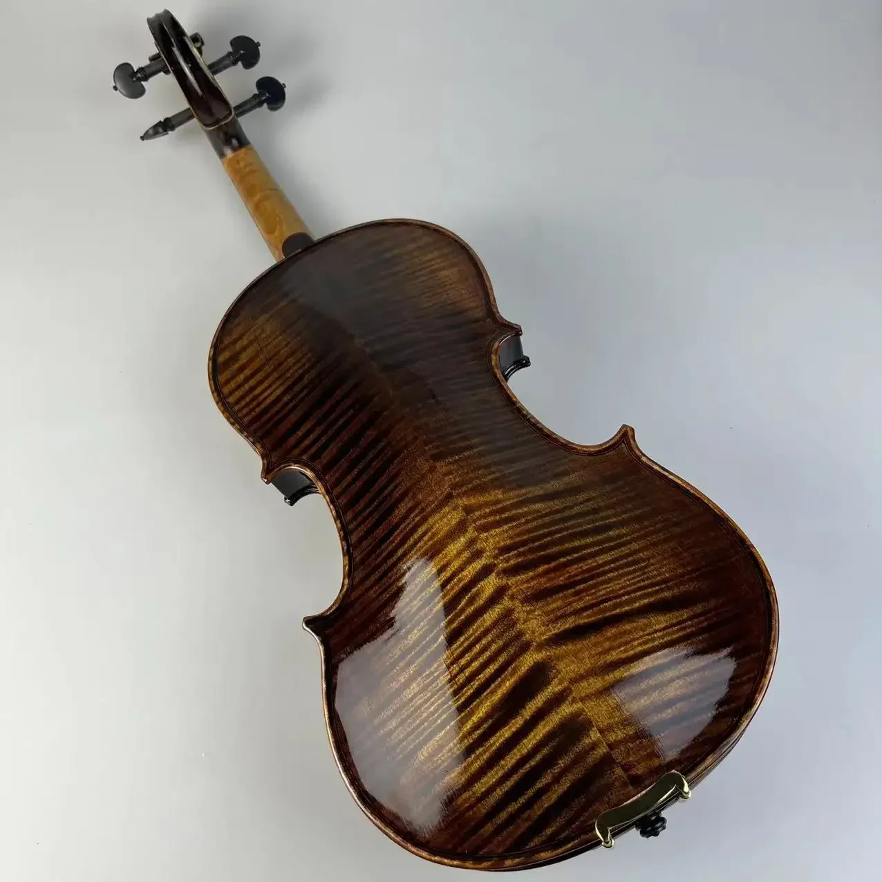 High end handmade patterned violin Professional Solid Wood Violin Adult child's beautiful tone Retro Handicraft violin