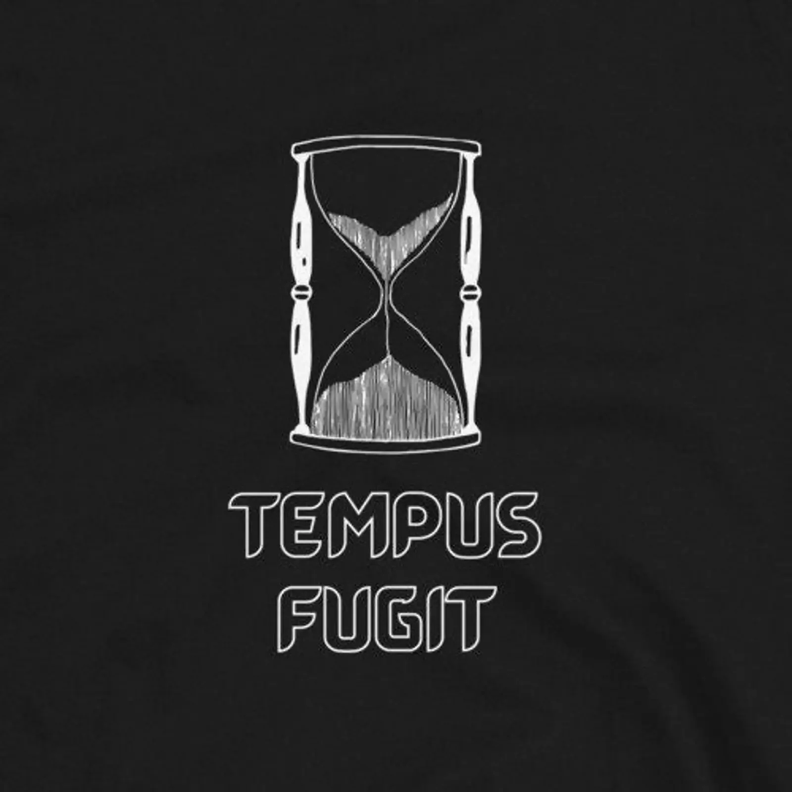 Camiseta Tempus Fugit con cita latina, filosofía, estilo vintage, lavada, suave, unisex, cómoda y elástica para uso diario