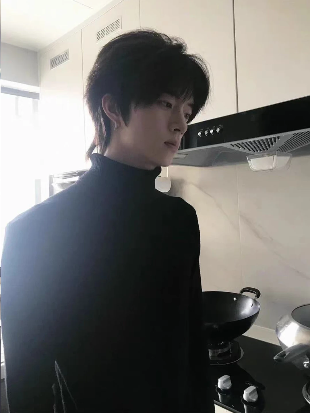 Briti Sle Thiened Long Sve Мужской вязаный свитер с высоким воротником Sli Slim Fit Base Layer irt Inner Wear Winter Fas...