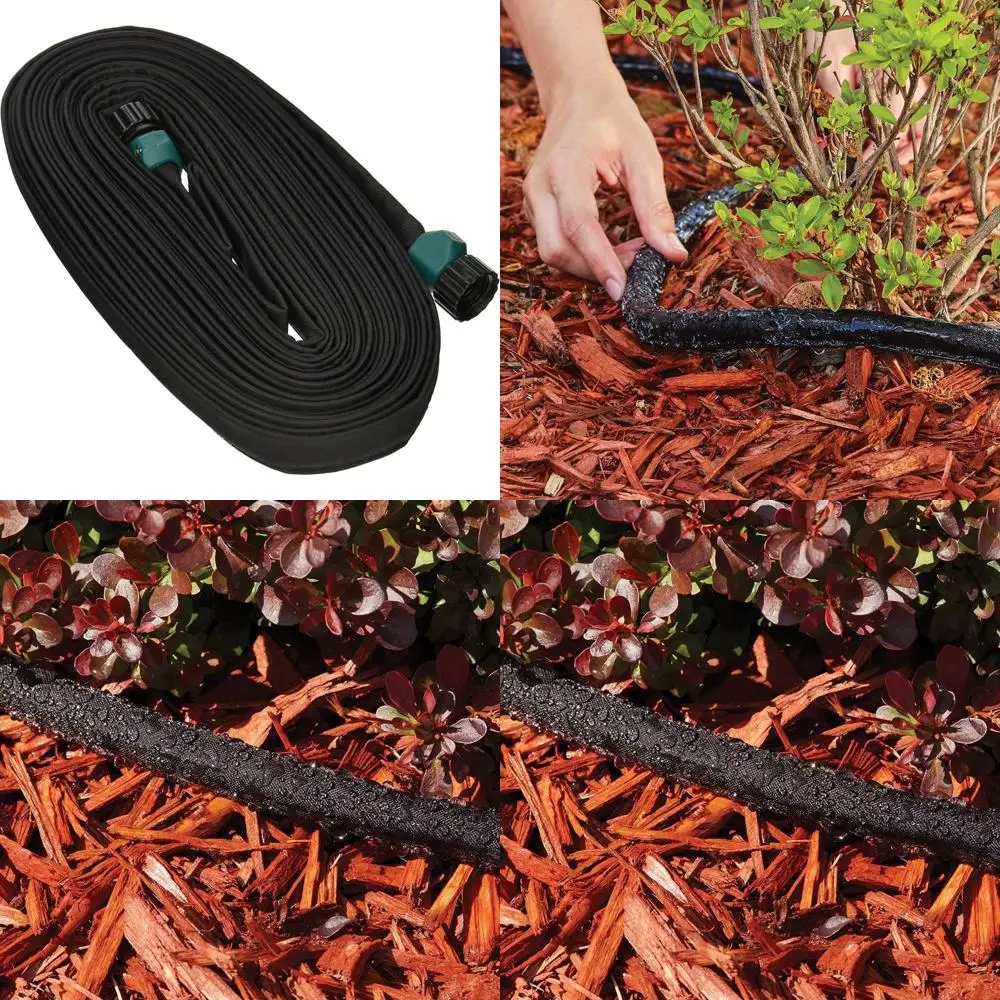 

50-футовый садовый шланг Weeper Soaker для полива спринклеров - прочные водяные шланги с длинным хвостовым ключом