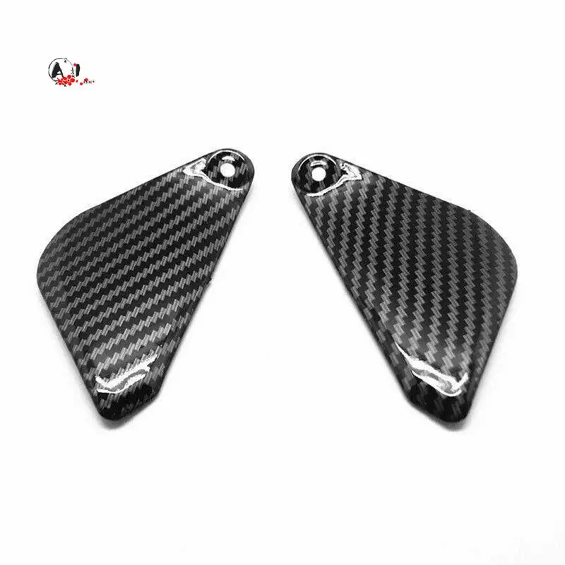 A10E-1 Pair Front Side Headlight Cover Fairing Cowl Carbon Fiber Pattern Plastic For Honda VFR 800 2002-2012