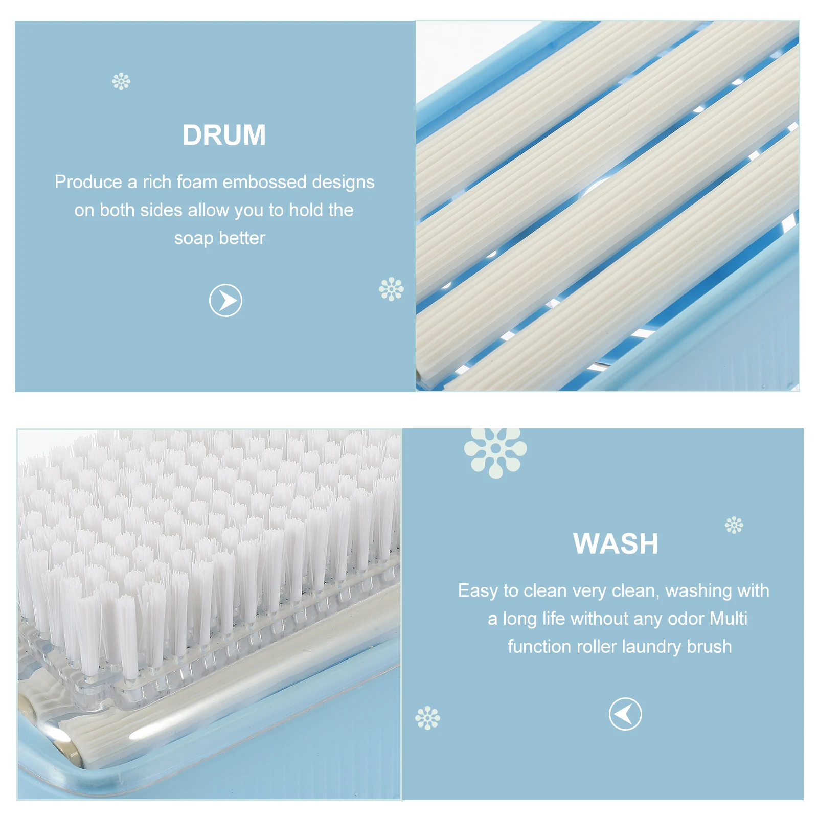 

Soap Box Roller Multi-Functional Travel Soap Storage Foaming Container with Locking Drainage and Non-Slip Design