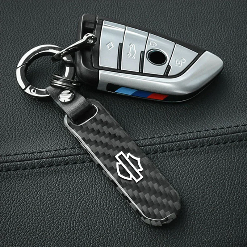 For Harley Pan America ADV 1250 PA1250 PANAMERICA Special Motorcycle Key Chain Carbon Fiber Keychain 2025 Logo Gift