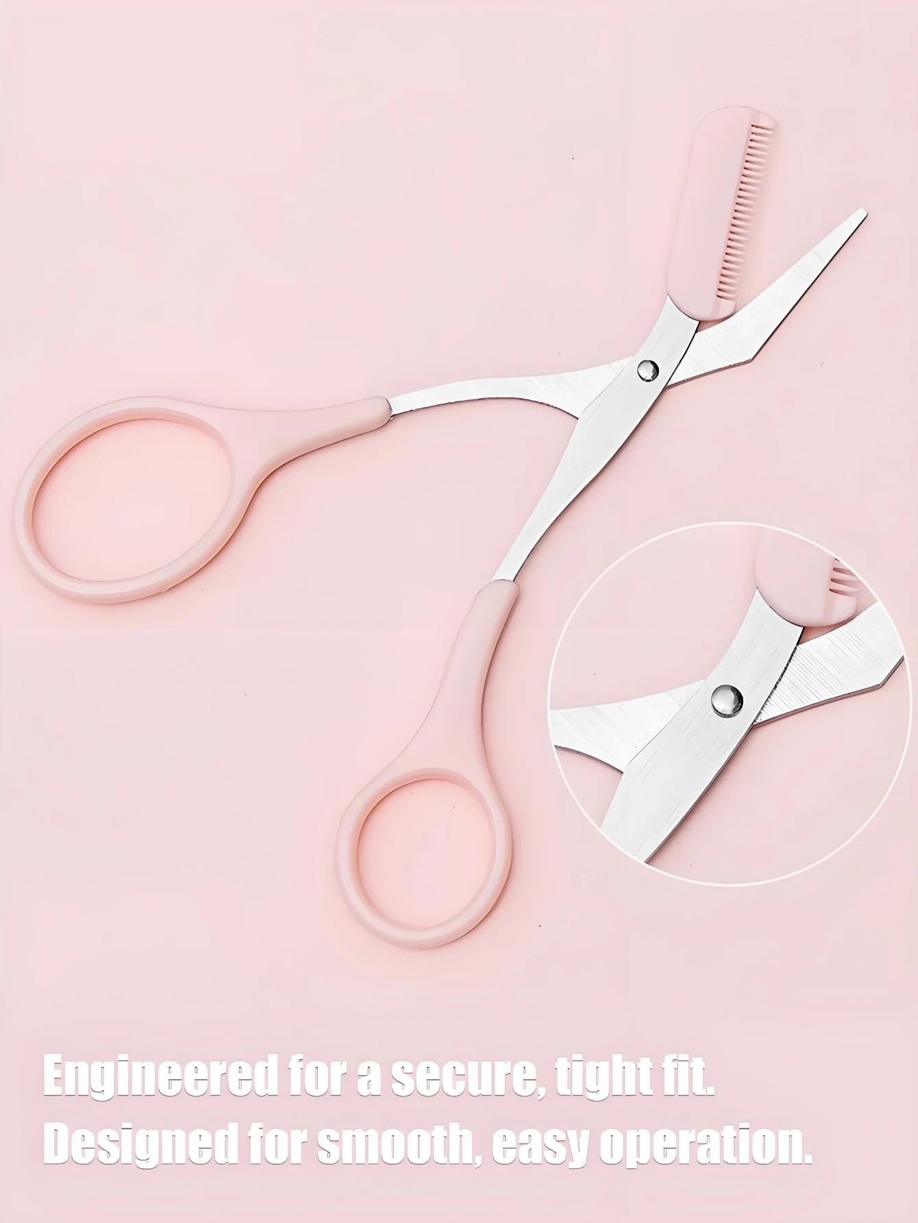 3PCS Wenkbrauw Scheermes Kit Veilig Shaper Schaar Set voor Beginners Professionele Wenkbrauw Grooming Gereedschap met Trimmer