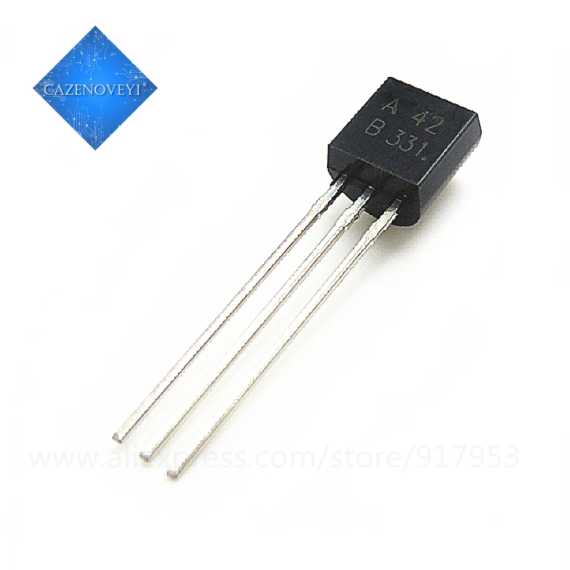 100pcs/lot MPSA42 TO-92 A42 TO92 new triode transistor In Stock