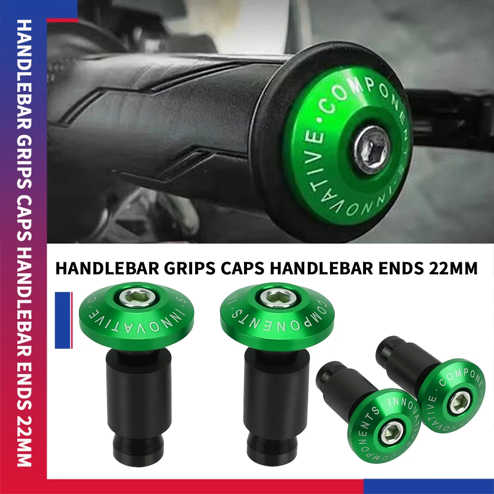 

Motocross For Kawasaki KX125 KX250 1994 -1996 KDX200 KDX200R 97-06 KX 125 250 KDX 200 200R 19 Handlebar Grip Cap Grips End Plugs