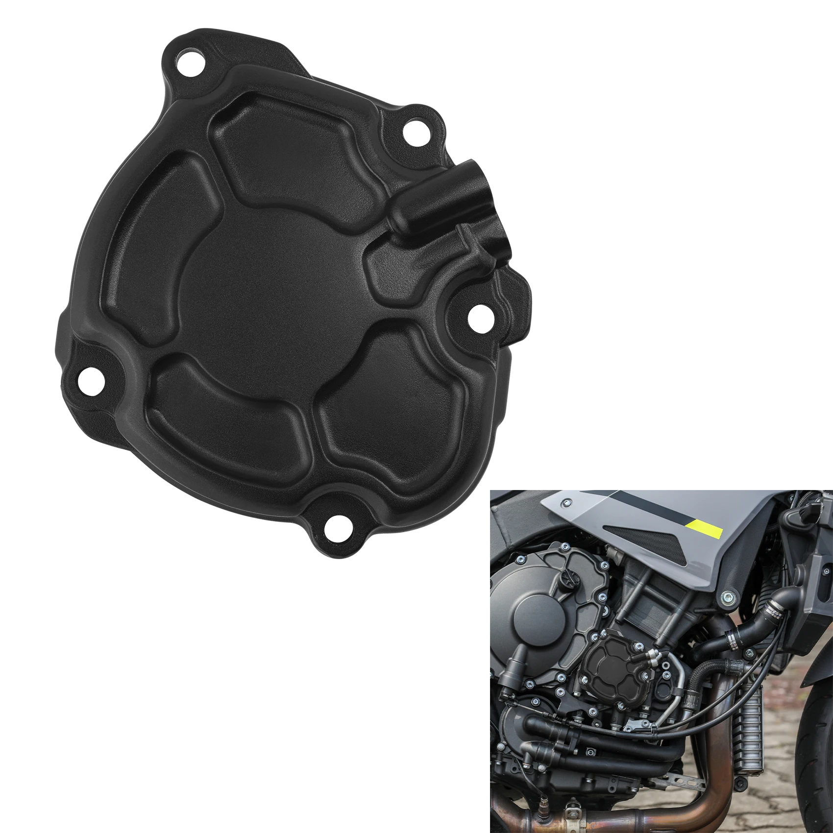 Oil Pump Crank Case Cover Fit For Yamaha FZ10 2017 MT-10 2018-2025 YZF-R1 2015-2025 Motorcycle