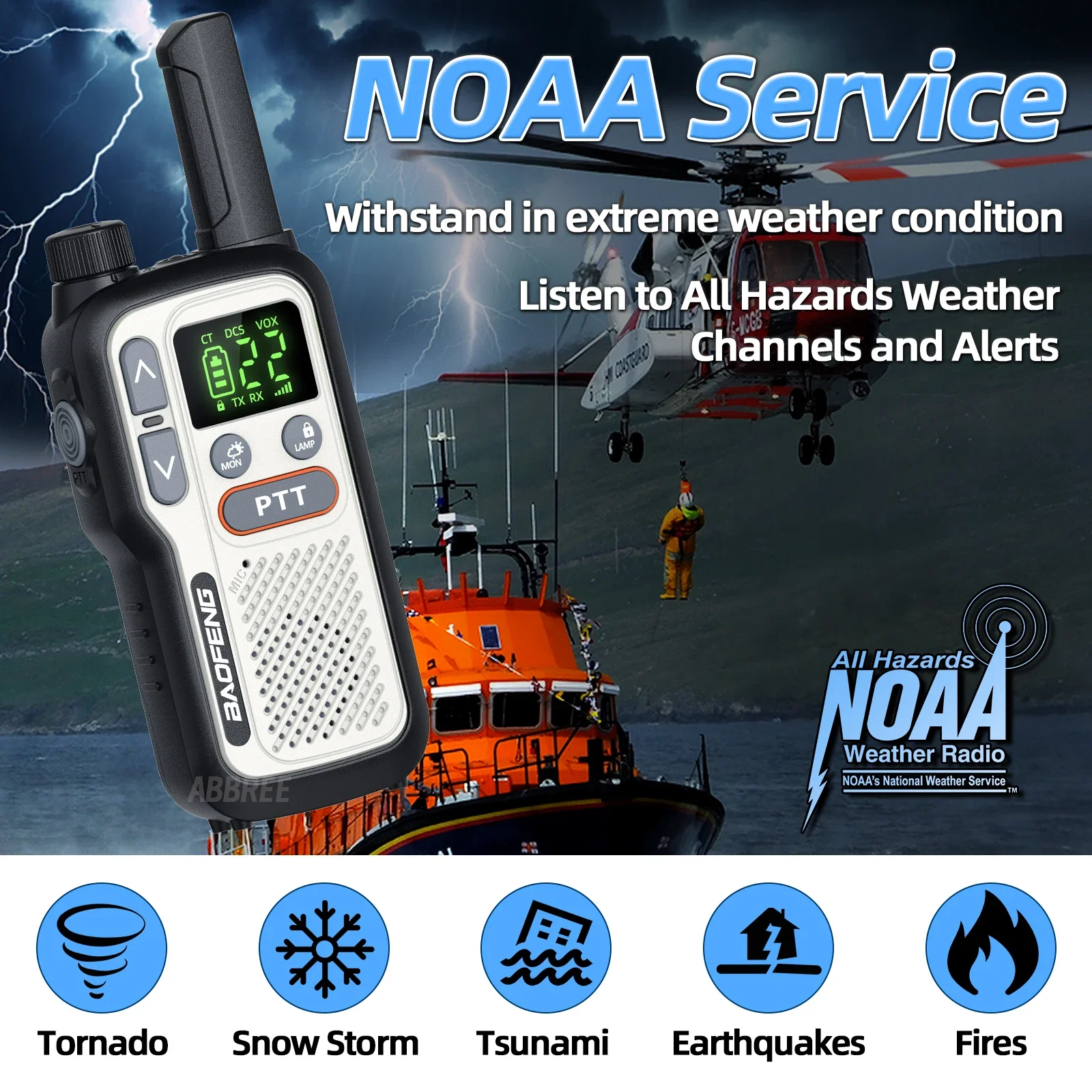 2 pçs baofeng BF-T18 mini duplo ptt walkie talkies pmr frs noaa lanterna vox portátil rádio amador de longo alcance para acampamento viagem