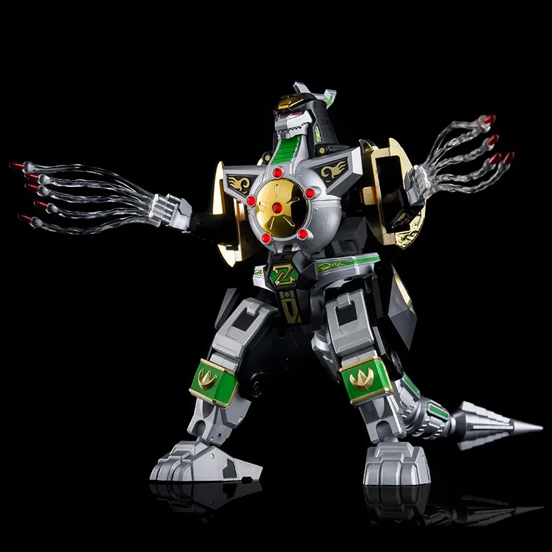 Chat porte-bonheur Dino Megazord MC03B MC05, poumon Wang Kai Sa, troupe de dinosaure foncé, modèle de jouet de Transformation de Fusion, en Stock