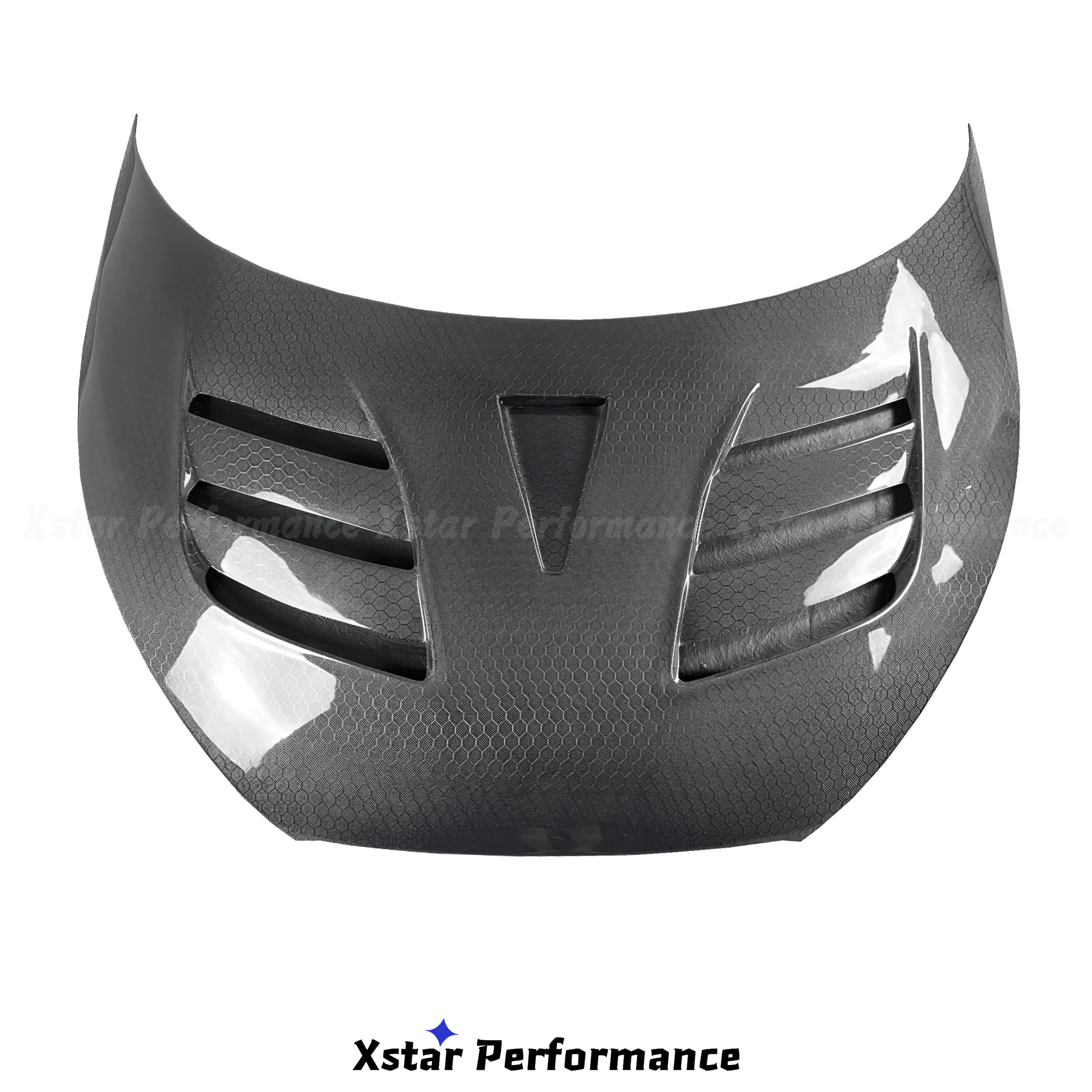 

Vrs Vent Style Honey Carbon Fiber Hood Bonnet For Hyundai Veloster 2011-2016