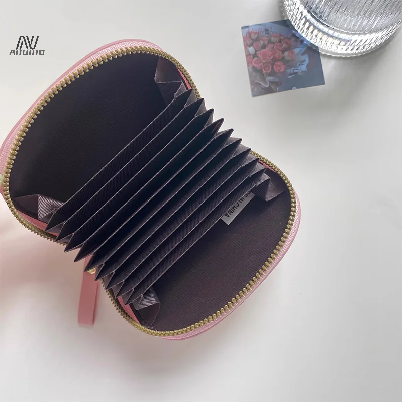 1PC Cartoon Small Flower Card Bag Cute And Compact Zero Wallet Card Clip