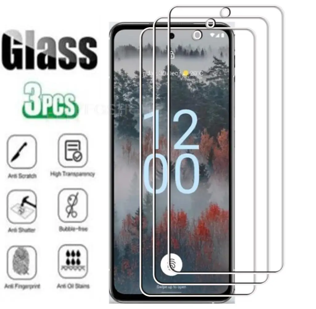 HD Protective Tempered Glass For Nokia X30 5G TA-1450, TA-1443 6.43