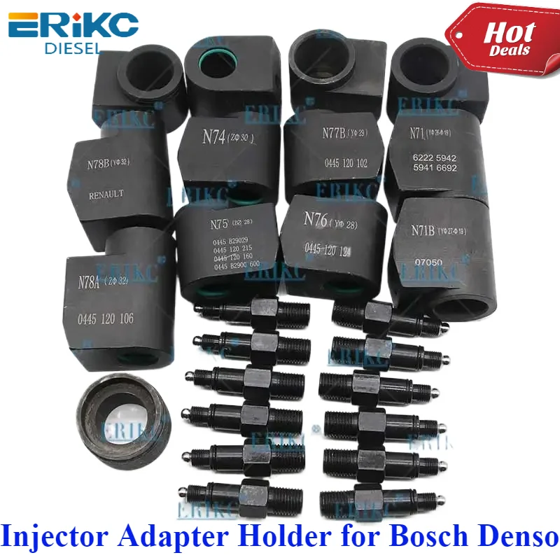 ERIKC Auto Engine Injection Adapter With Universal Dismantling Frame E1024002 CR Injectors Clamp Repair Tools For Bosch Denso