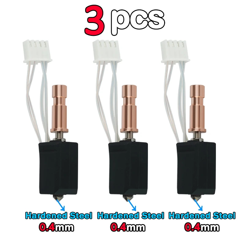 Für Anycubic Kobra S1 Hotend Keramik Neues Upgrade Hotend für Kobra S1 Combo Head S1C 3D-Drucker 24V 48W 200K Schnelle Erwärmung 300 ℃