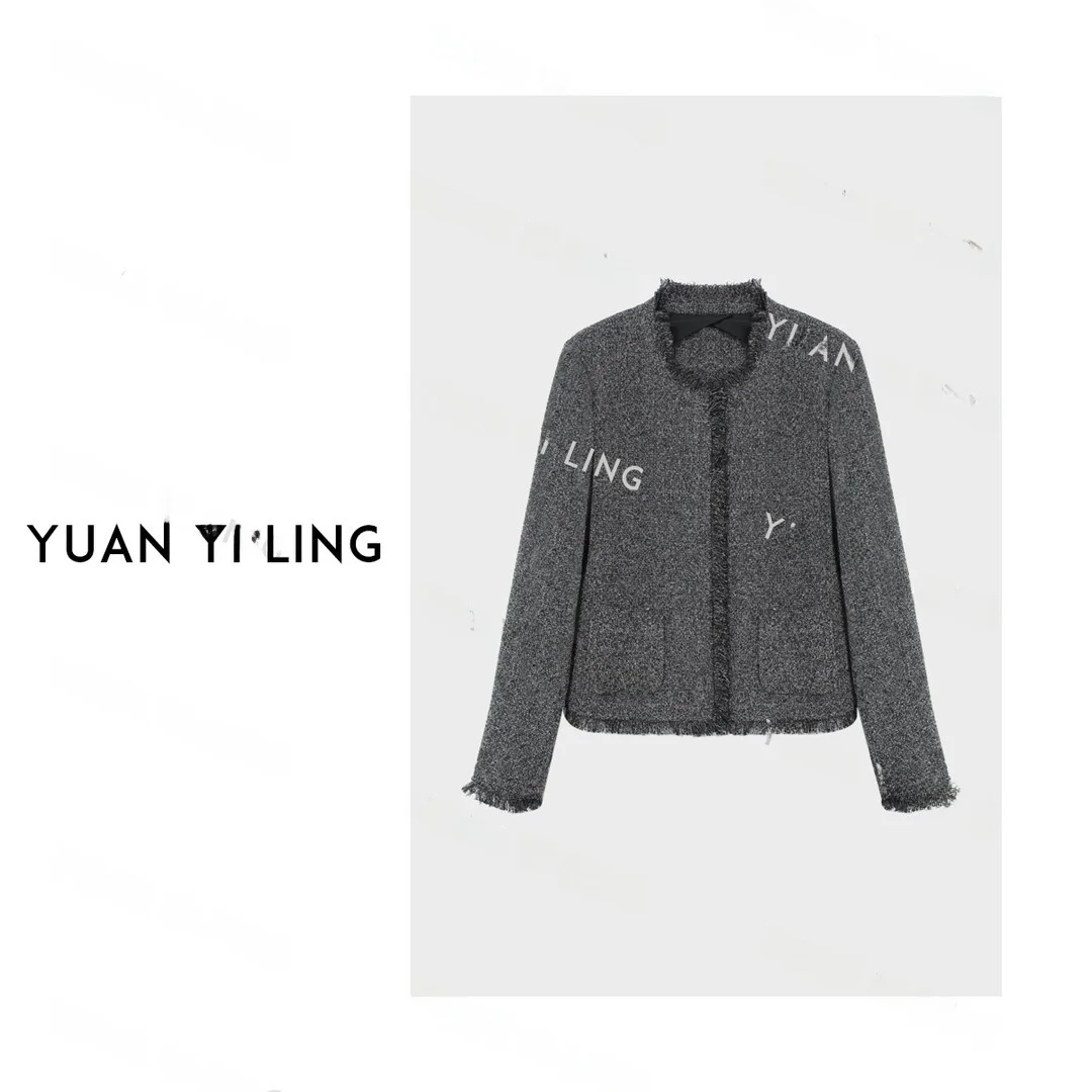 

Пальто Mona's Zeze из льняной ткани с высококачественной текстурой, с эффектом потертости и неровной текстурой кожи, женская весенняя мода