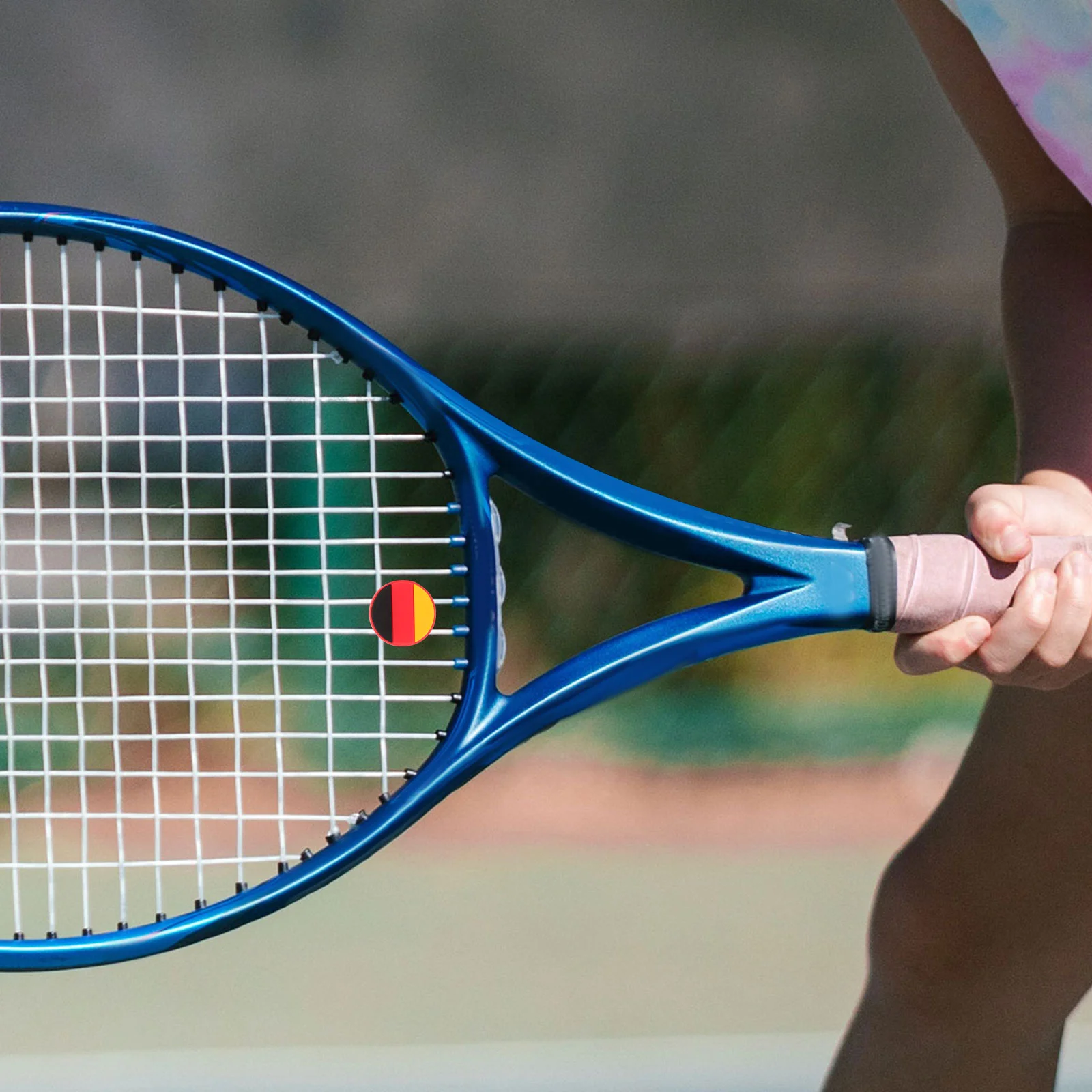 5 uds raqueta de tenis pelotas amortiguadoras amortiguadoras de vibración raqueta Gel de sílice bandera nacional diseñada pequeña