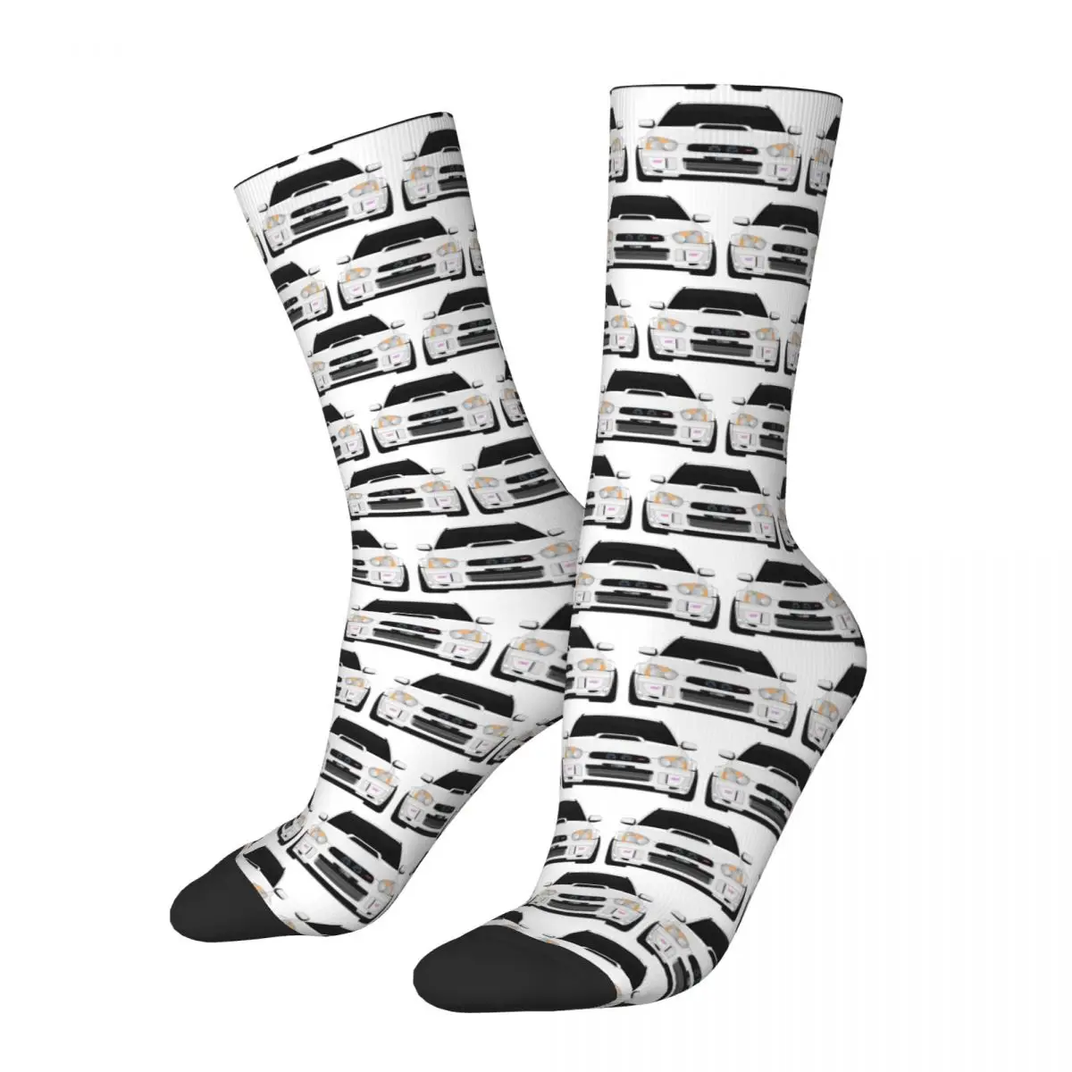 

IMPREZA 2.0 WHITE Socks Harajuku Sweat Absorbing Stockings All Season Long Socks Accessories for Unisex Birthday Present