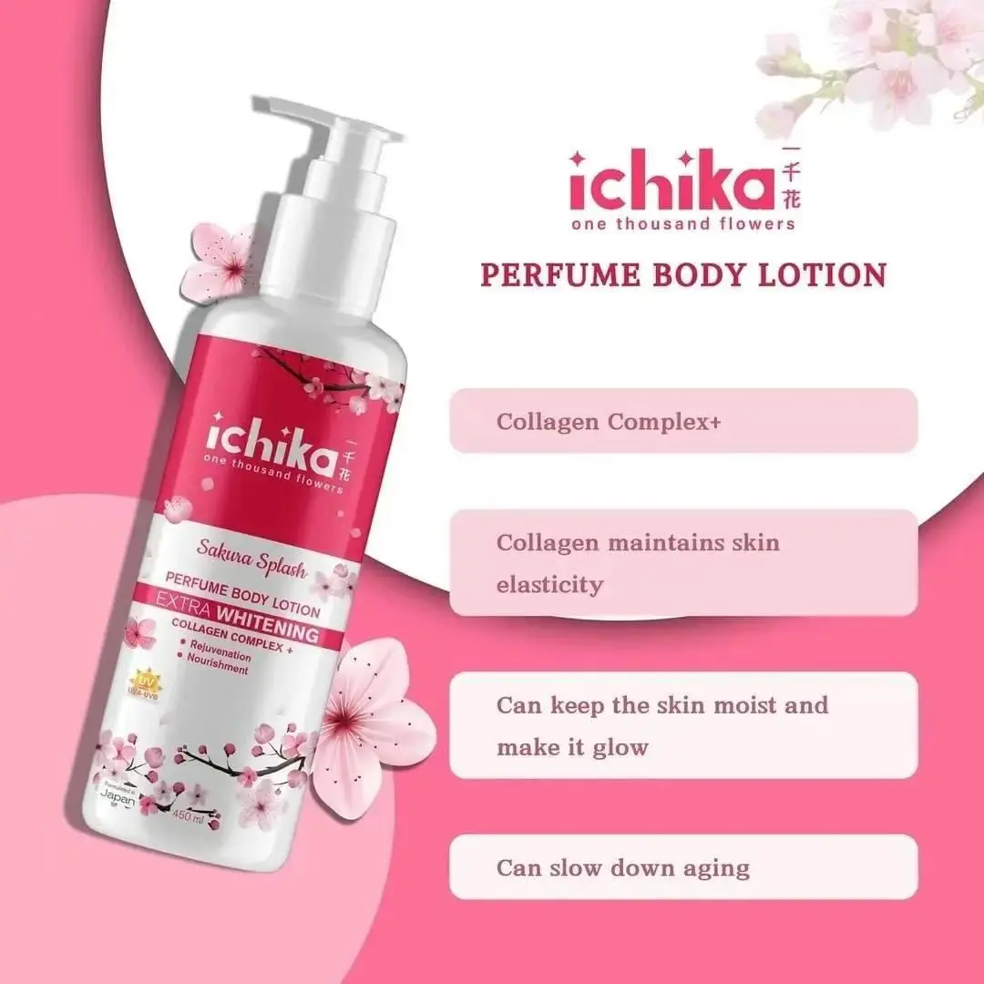 

Thai ichika Body Milk ✦ Floral Scent + Skin Brightening ✦ 450ml