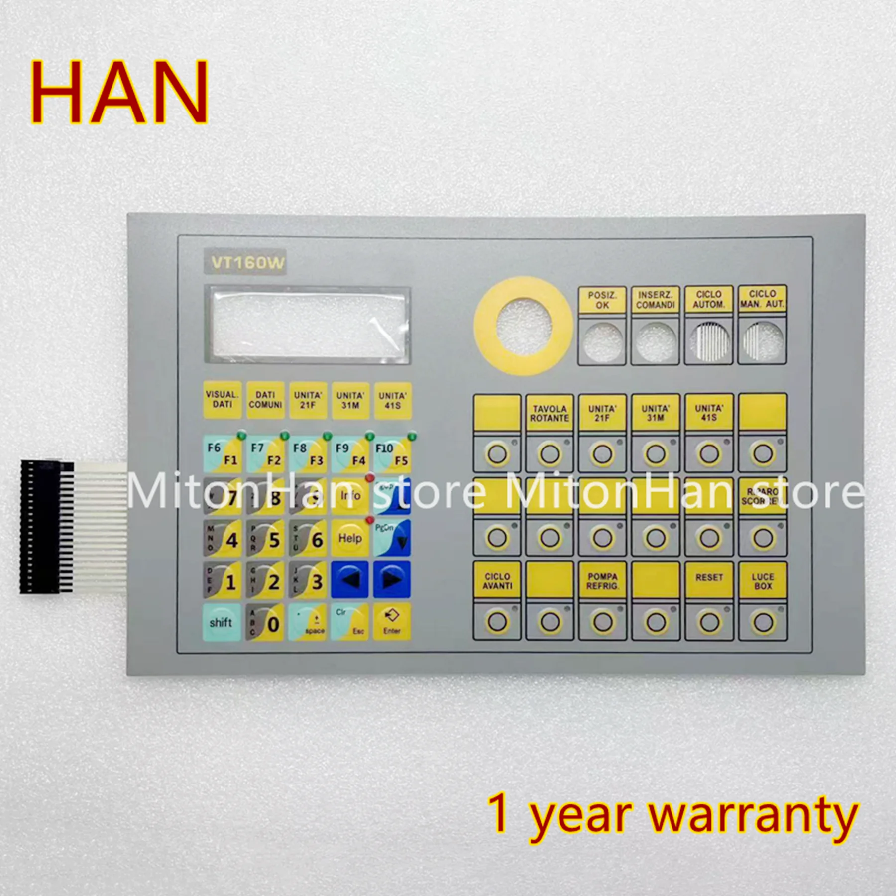 

New For ESA VT160W VT160W00000 Membrane Keypad Button Keyboard Film