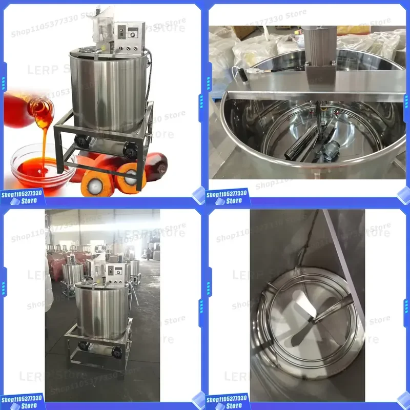 Stainless Steel Oil Filter HJ-SH100 for 50L Coconut Edible Oil Humidification Heater Industrial Grade Filtration System