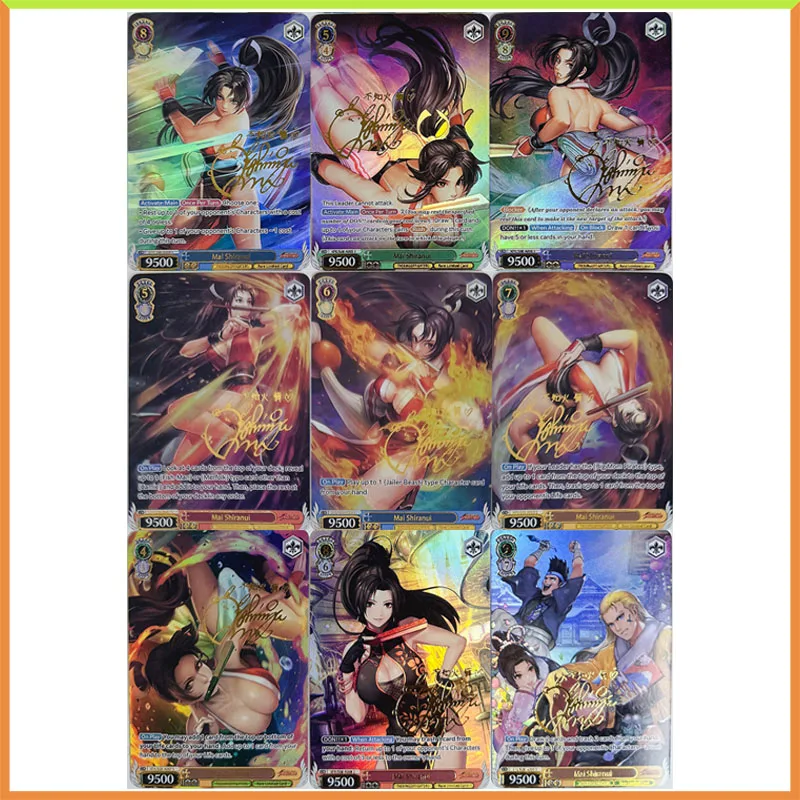 

Anime Goddess Story DIY ACG Tabletop Battle Game Refraction Collectible Card Mai Shiranui Toys for boy Christma Birthday Present