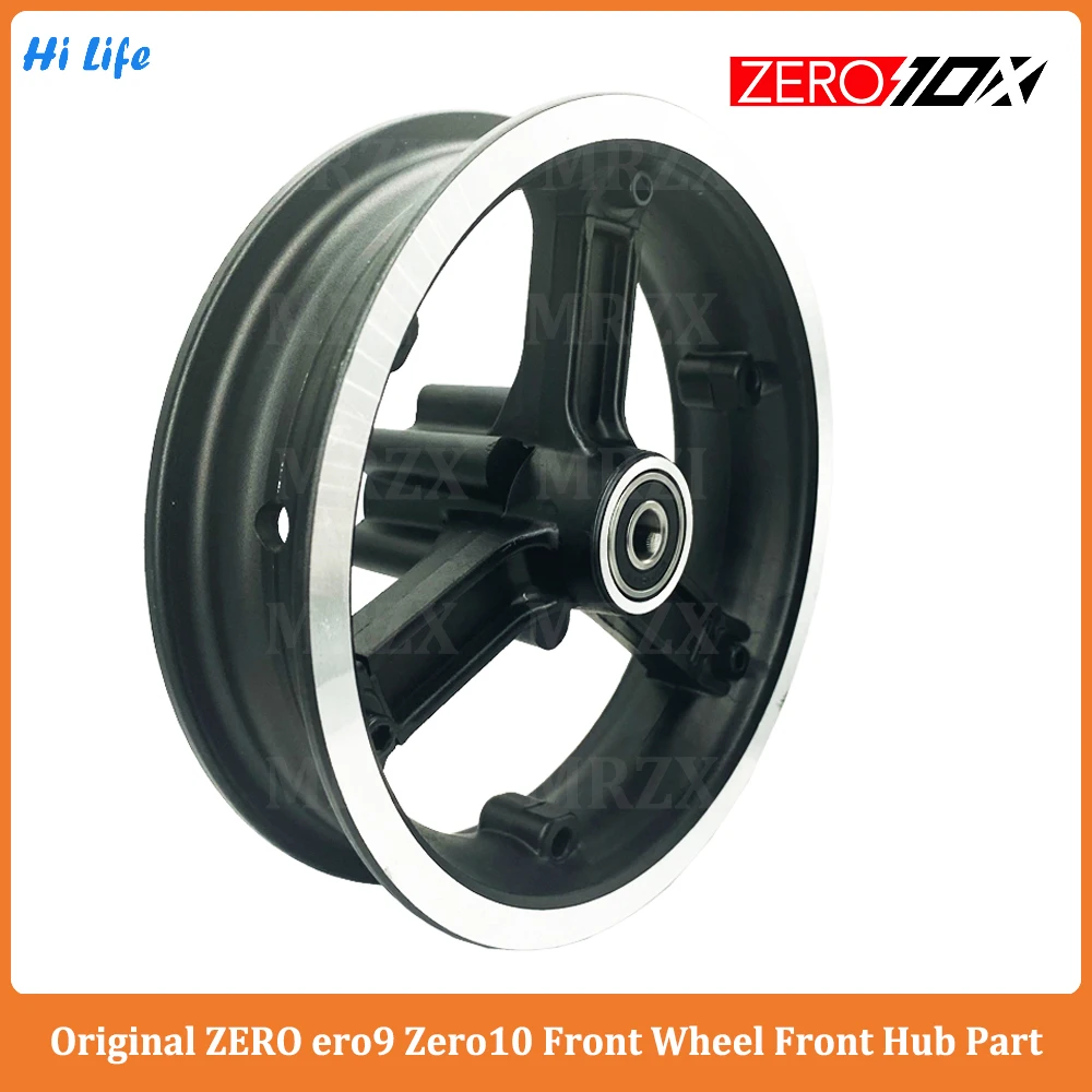 Original Zero Accessories Zero9 Zero10 Front Wheel Front Hub Spare Part Suit for Zero 9 Zero 10 Electric Scooter