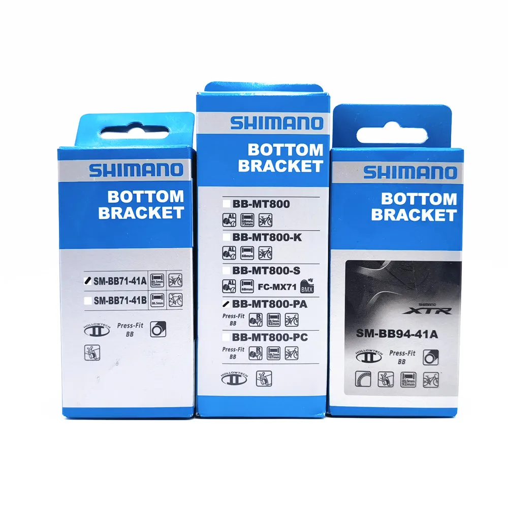 Shimano SM-BB71-41A XT BB-MT800-PA XTR SM-BB94-41A MTB Bottom Bracket Mountain Bike Press-Fit BB 89.5/92mm