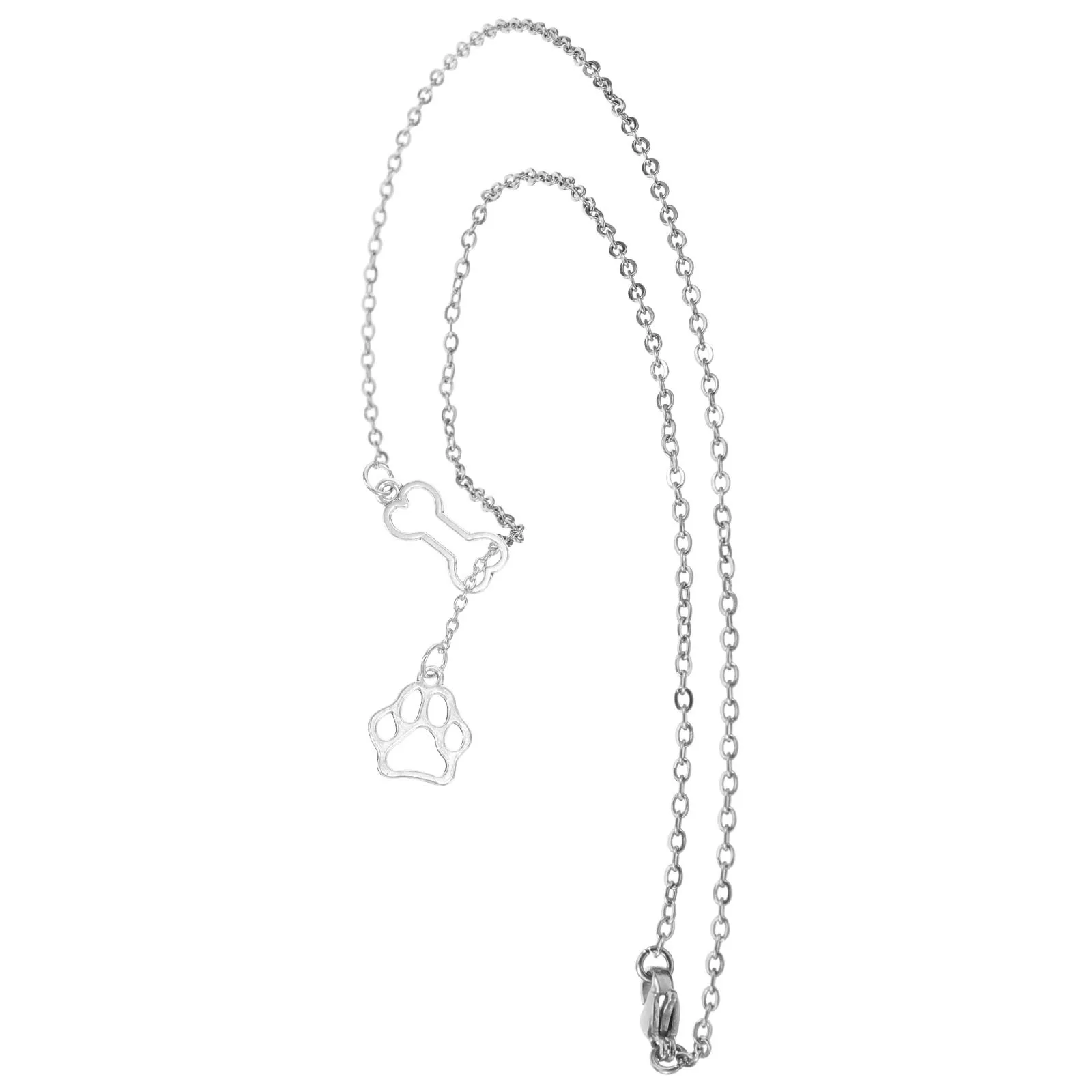 

Creative Cartoon Necklace for Dog Small Lightweight Alloy Pendant Jewelry Decorative Dog Cartoon Necklace Neck Pendant Chain