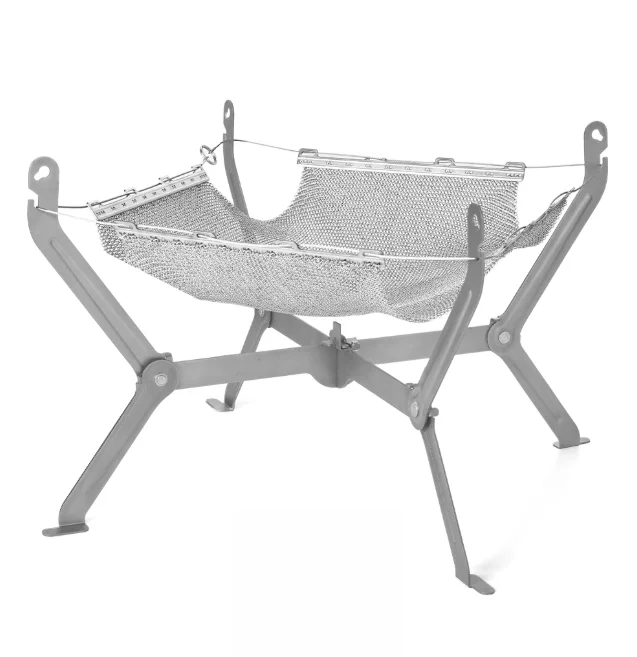 New Design Portable Titanium Alloy Campfire Stove Outdoor Fire Pit Camping Bonfire Stand Barbecue Grill