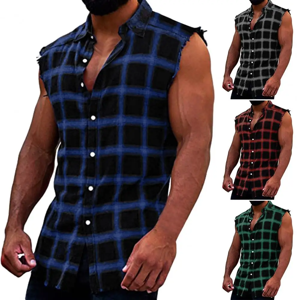 أنيقة بلا أكمام أحادية الصدر البوليستر تانك قمم ، سترة رجالية ، كارديجان قميص ، قمم الصيف ، ملابس السفر
