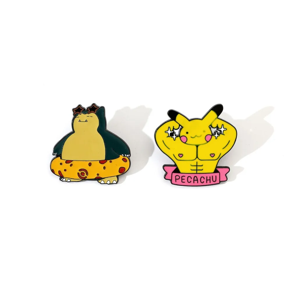 Lustige und Personalisierte Anime-Cartoon-Charakter-Serie Emaille-Brosche Abzeichen Accessoires Fanschmuck Geschenke