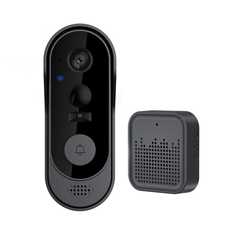 Wifi Doorbell Camera   With Night Vision Motion Detection And Remote Video Call  For Home Apartment  Door Peephole Viewer