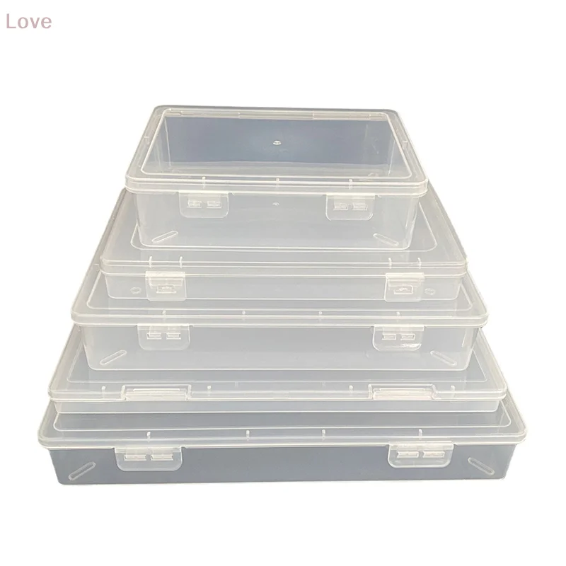 1Pc Nail Art Storage Box Case Rhinestones Gems Jewelry Beads Plastic Container Nails Accessories Empty Container DIY Manicure