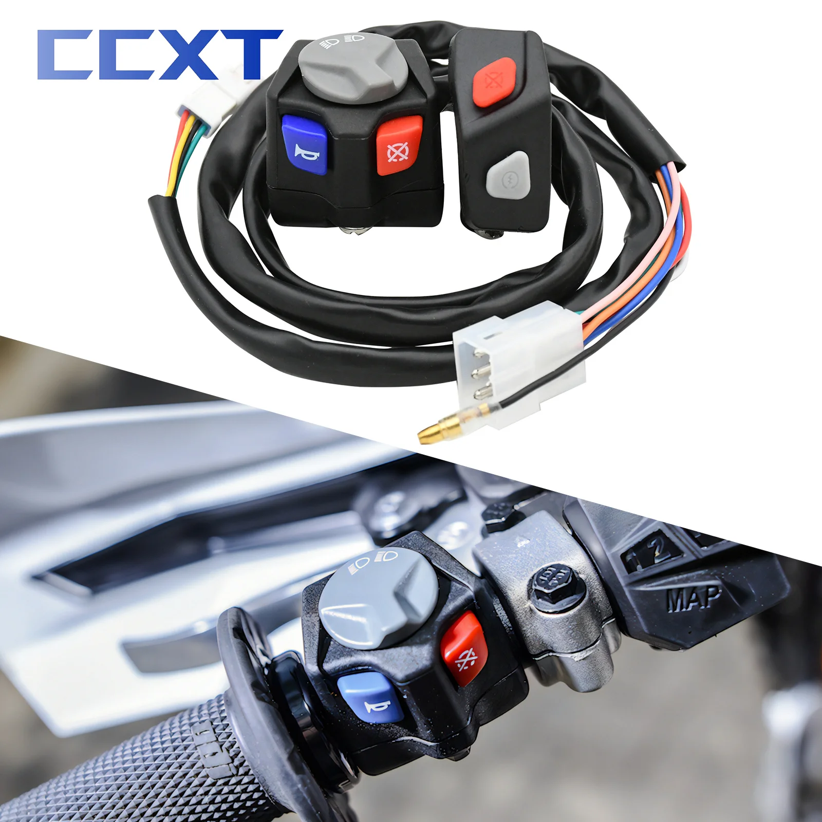 Motorcycle Headlight Switch Start Flameout Horn Button Switch For KTM EXC XC-W SXF EXC-F XC SX For HUSQVARNA TE FE TX FX TC FC