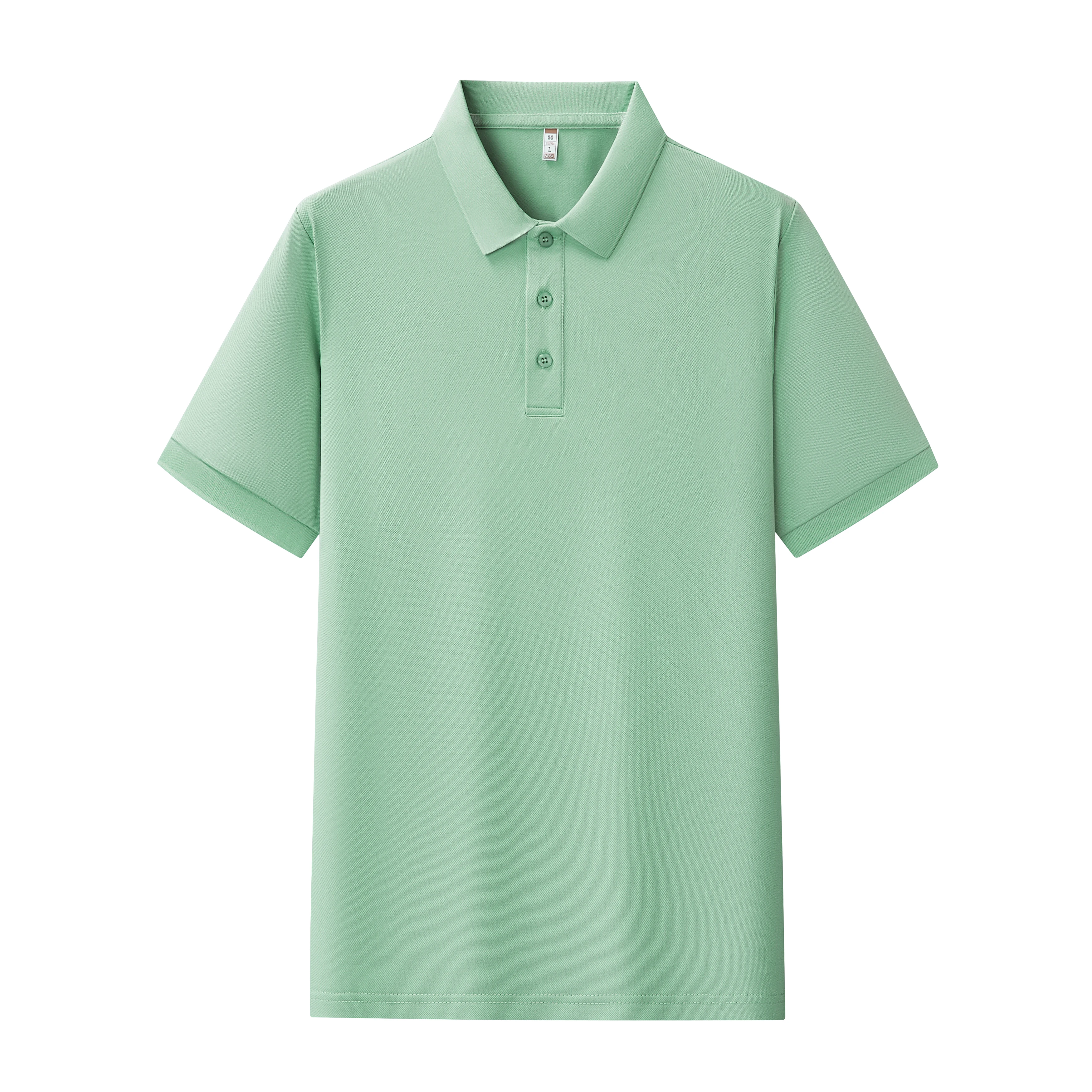 2026 Summer New Men's Solid Color Button Collar High Quality Polo Shirt Outdoor Fashion Trend Business Leisure Sports T-shirt