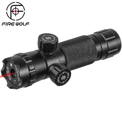 Caneta Laser Pointer vermelho, pode ser ajustado para cima e para baixo, Esquerda Direita Infravermelho Set, Sight Calibrador, Mão ajustado