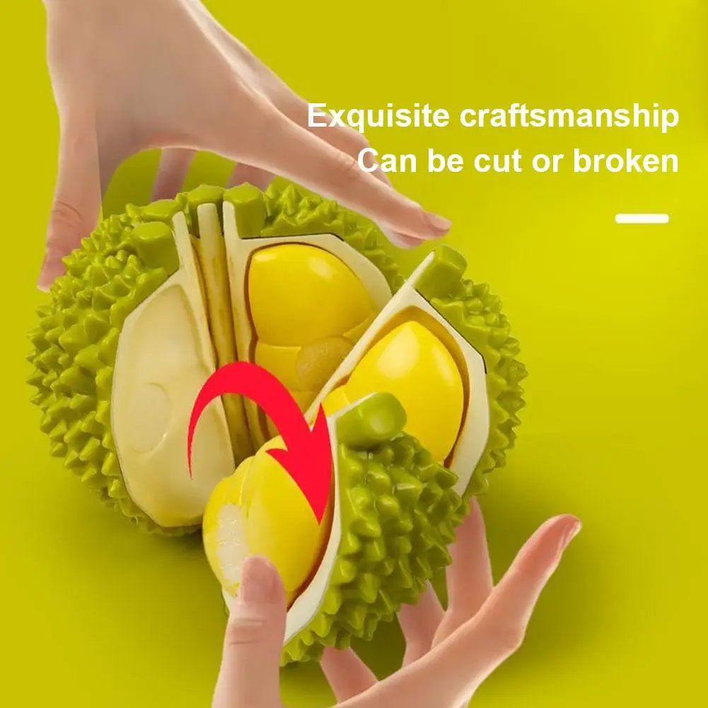 Kinderen Fruit Snijden Speelgoed Durian Fantasiespel Dinette Simulatie Fruit Voedsel Zintuiglijke Spelletjes Educatief Speelhuis Keuken Speelgoed