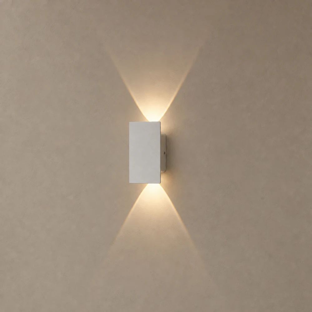 Mini LED Outdoor Wall Lamp Waterproof Up Down Aluminum Sconce Minimalist Courtyard Porch Balcony Interior Bedroom Light ﻿