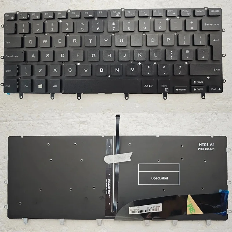US/UK/RU/SP/FR Laptop Keyboard For Dell XPS 15 9550 9560 9570 7558 7568 7590 5510 P56F Precision 5510 M5510 5520 M5520 5530 5540