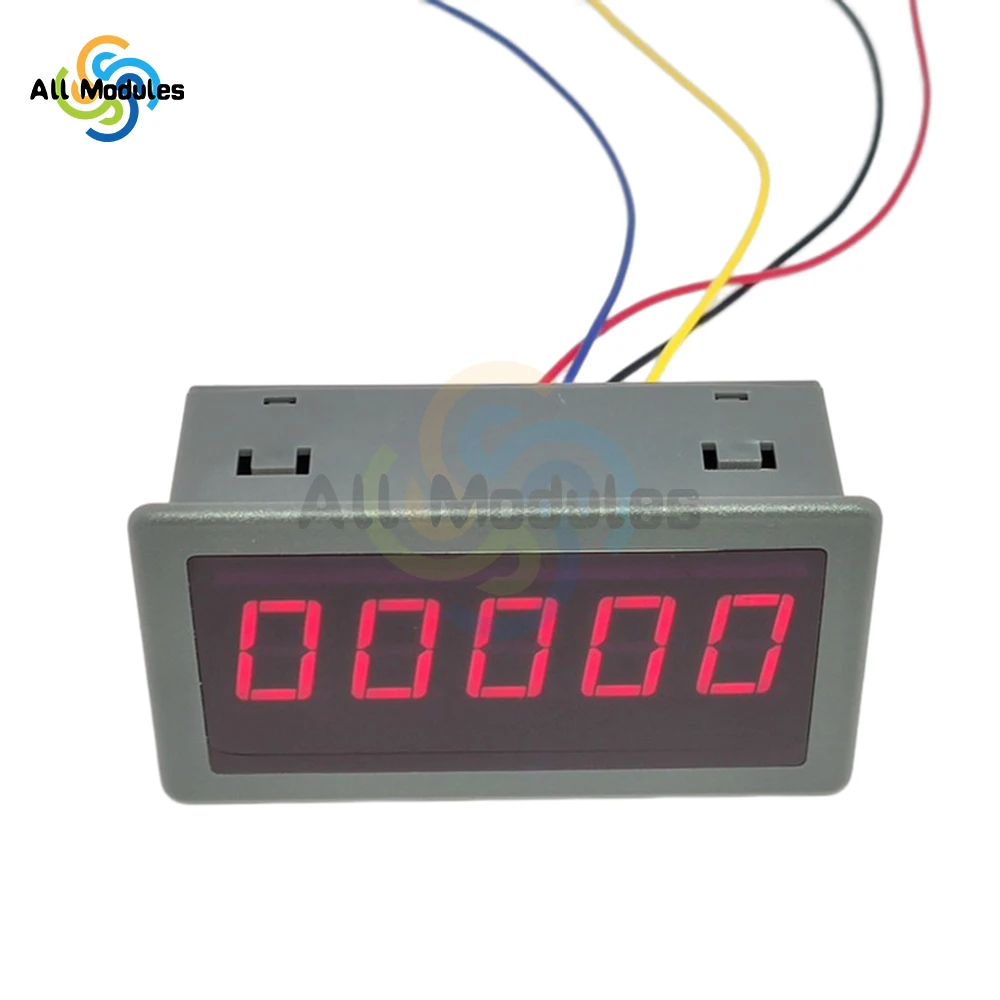 5 Digital LED Display Tachometer RPM Speed Meter Panel  5135FR Digital LED Tachometer RPM Speed Meter