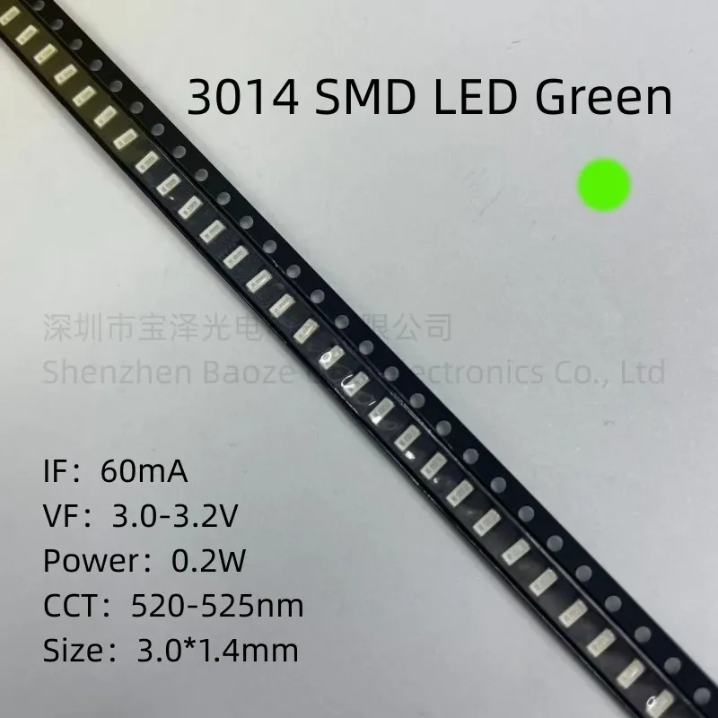 3014 SMD LED Red Yellow Green White Blue Golden yellow Pink Ice Blue  light emitting diode 100pcs/lot