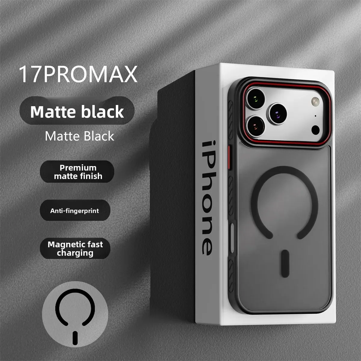 Für Magsafe magnetische durchscheinende Handyhülle für Apple IPhone 17 Air 16 15 Plus 14 13 12 Pro Max Schutzhülle