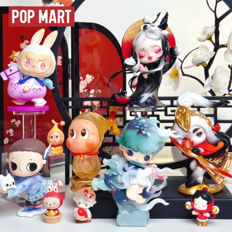 

Hot Genuine Stock Popmart Point Gold Besturn Series Surprise Blind Box High-Quality Desktop Decoration Figurine Collection Gifts