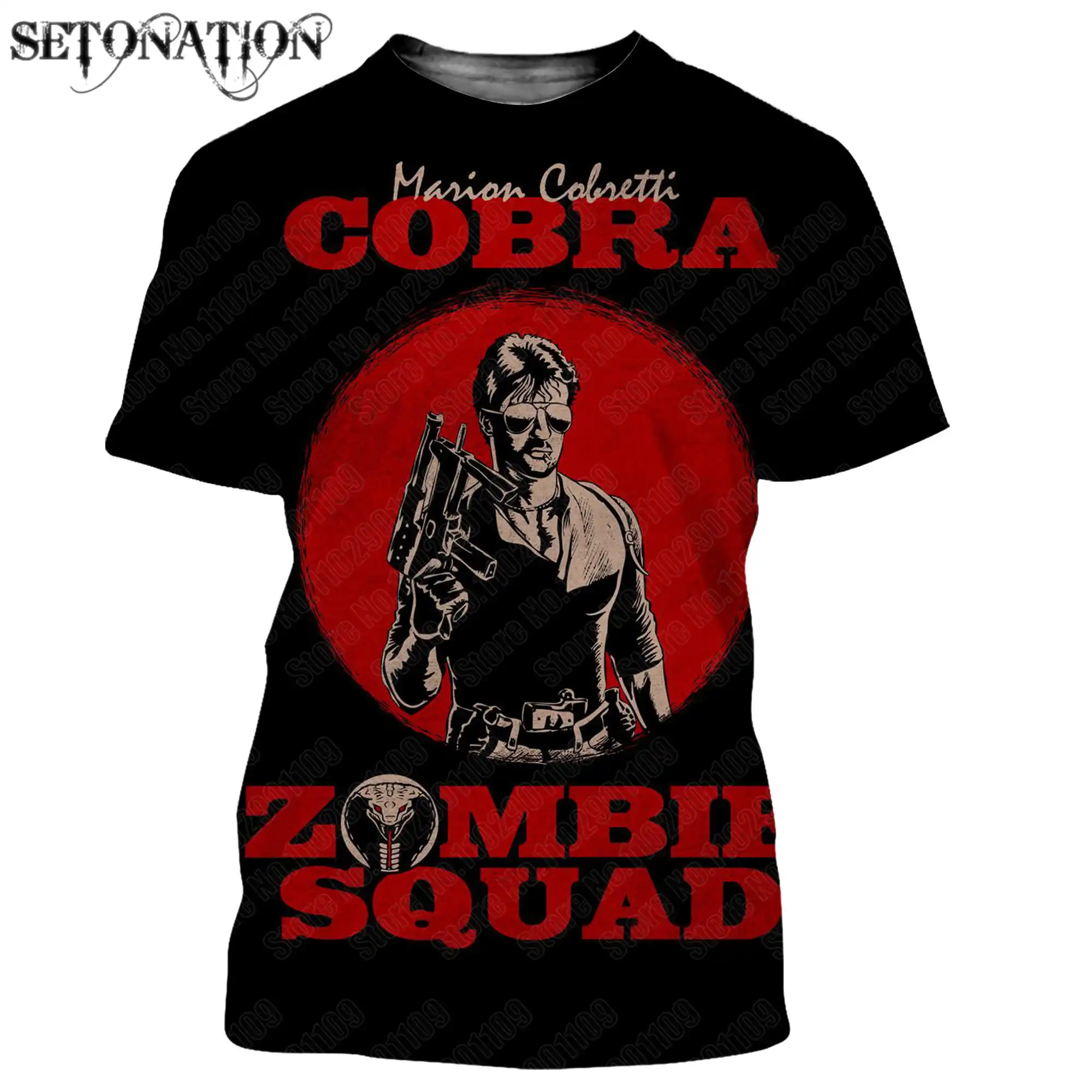 cobra MOVIE t shirt men women 3D print t-shirts Harajuku style tshirt streetwear summer tops