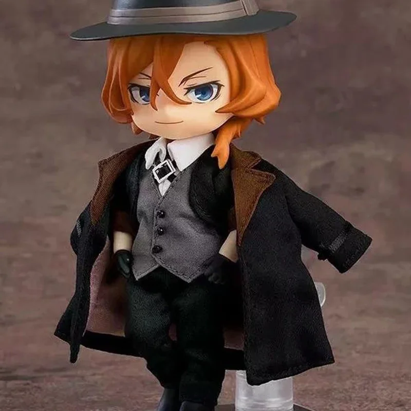 Anime Nakahara Chuya Dazai Osamu Figurki Bungo Stray Dogs Figurki akcji Ruchome 14cm Kolekcja PVC Model Zabawki Prezenty urodzinowe