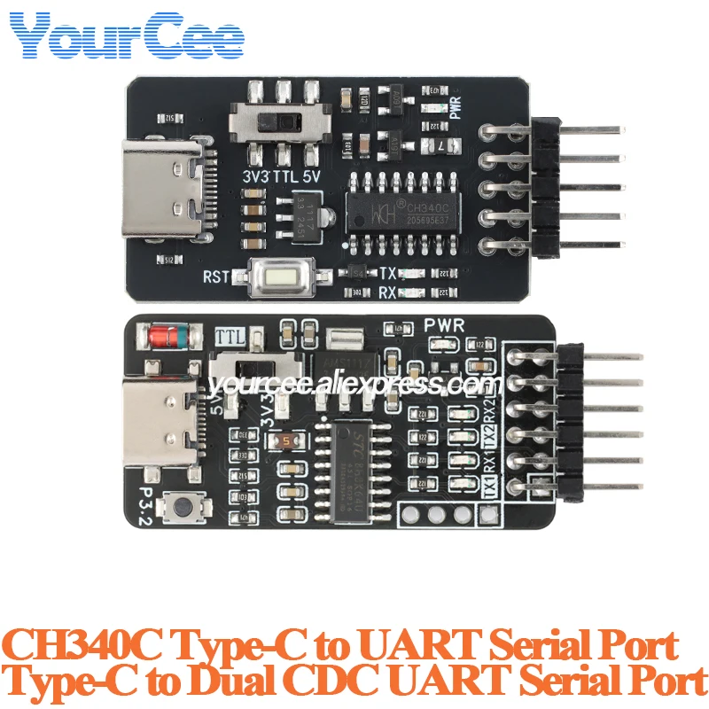 5Pcs/1Pc CH340C Stc…